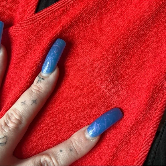 Vintage Y2K 90s sexy red halter top - Picture 6 of 7